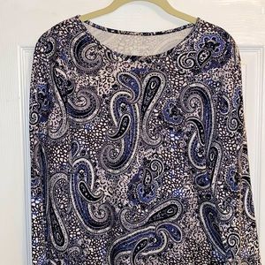 Kim Rogers SZ XL 100% cotton long sleeve.